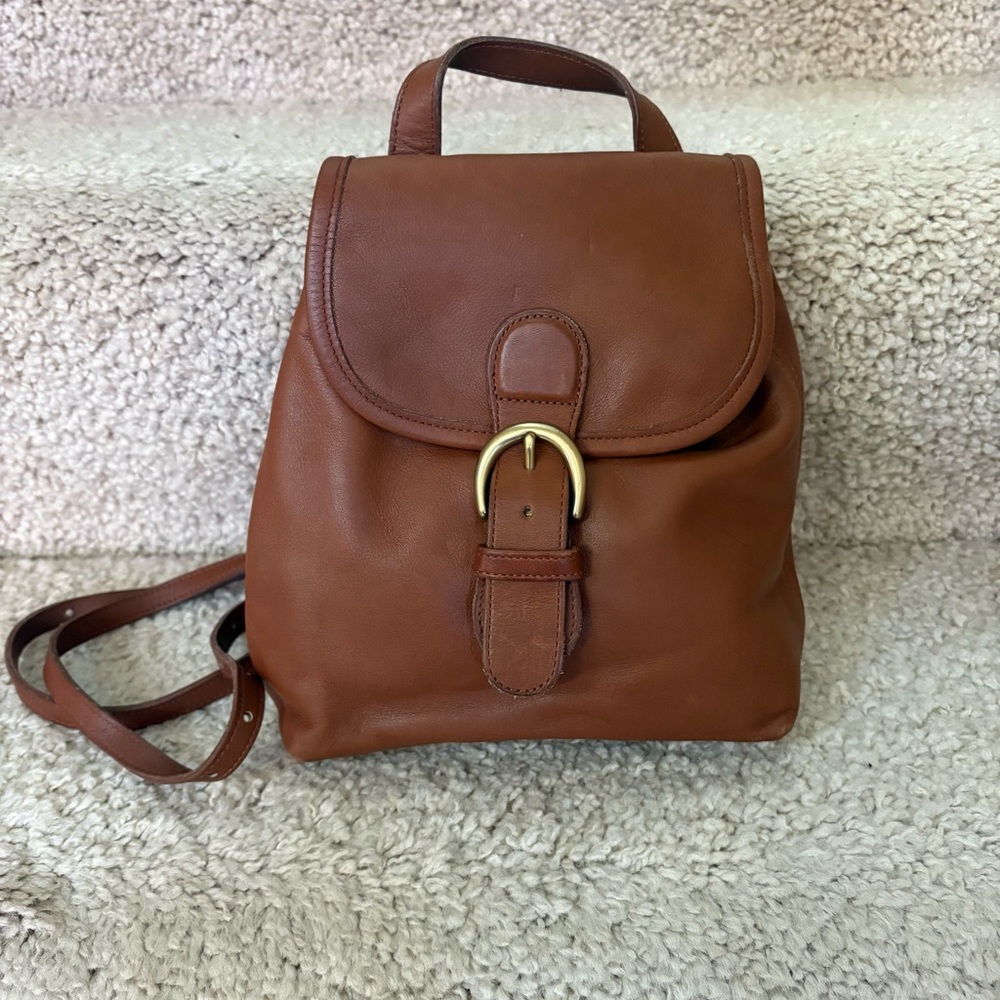 Vintage Coach Bantam Bag Small Convertible Backpack British Tan United States